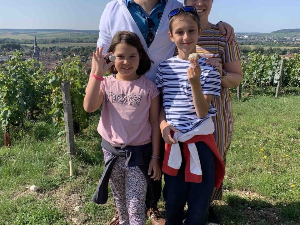 Family Champagne escapade, Escapade familiale en Champagne